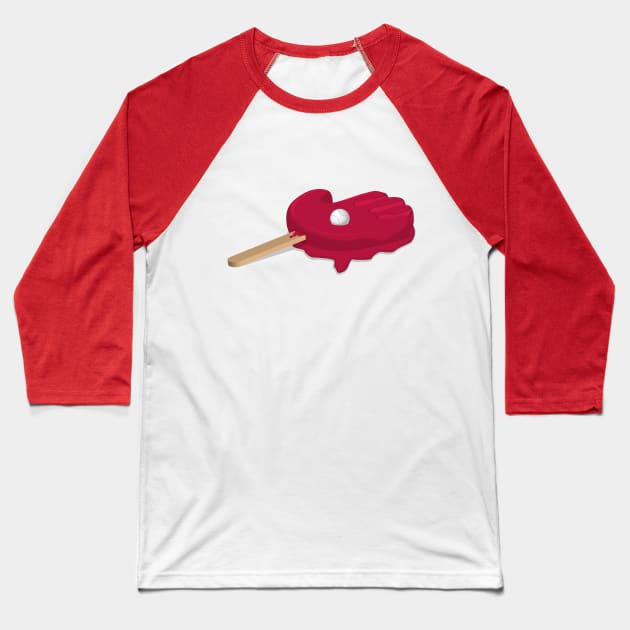 Melting Bubble Play Baseball T-Shirt by Exit8